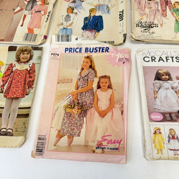 McCalls Lot of 9 Vintage Sewing Patterns 8555 7281 5282 5667 8906 M4826 4735 - Picture 6 of 10